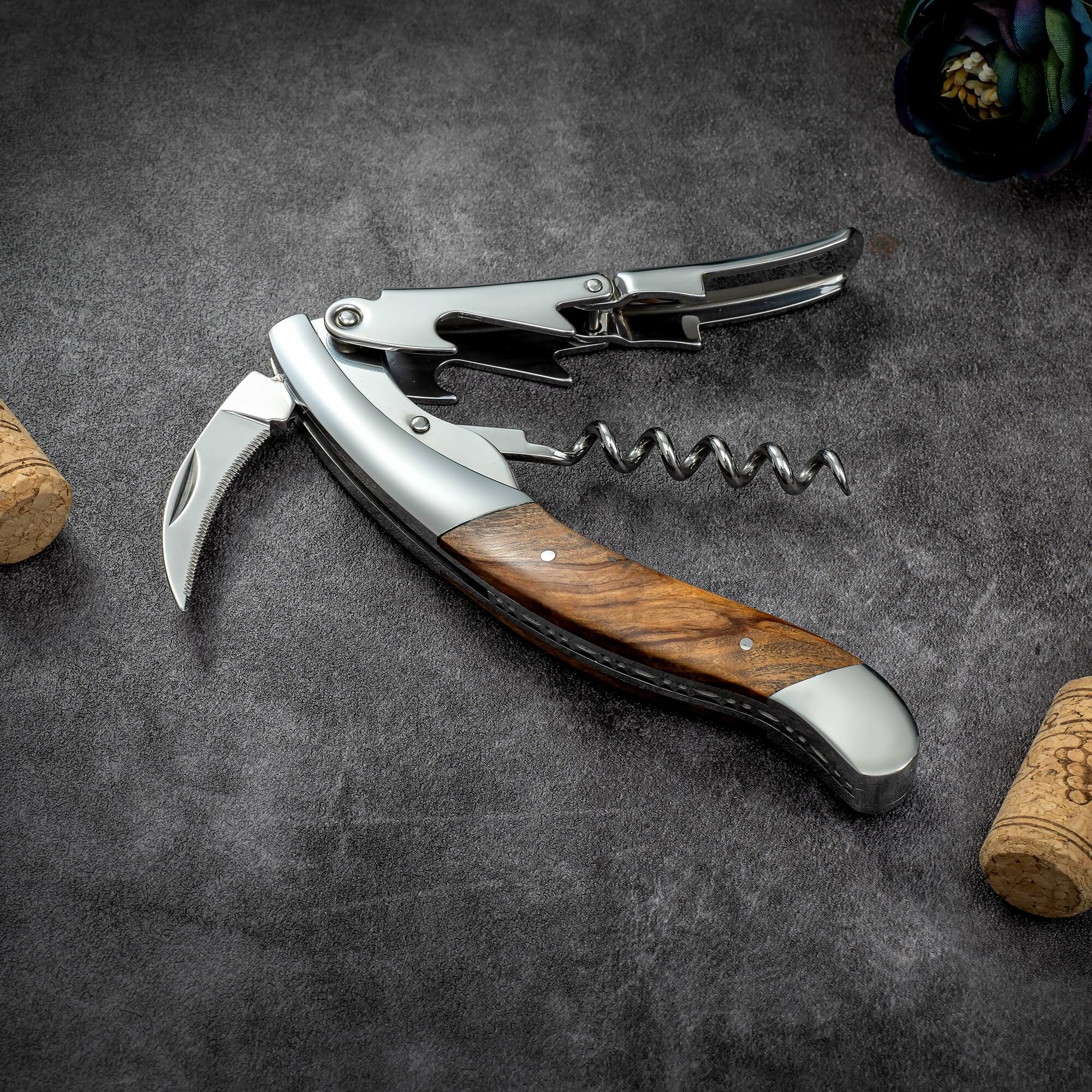 Vita Vinci corkscrew Olive wood (VV-4176-OL) 14.1