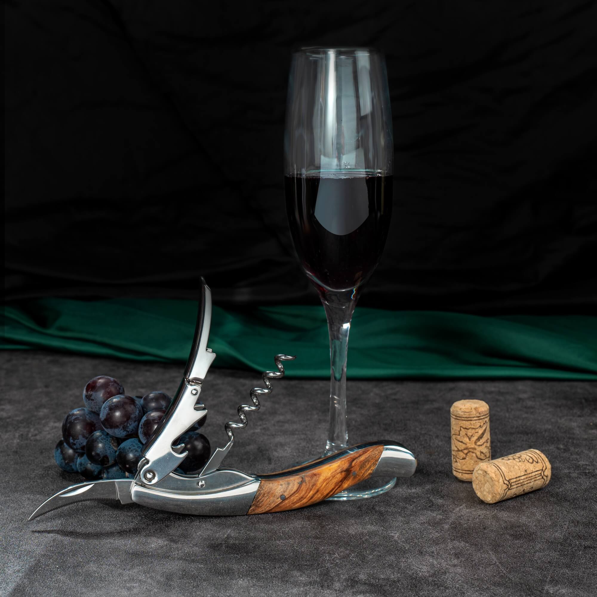 Vita Vinci corkscrew Olive wood (VV-4176-OL) 17