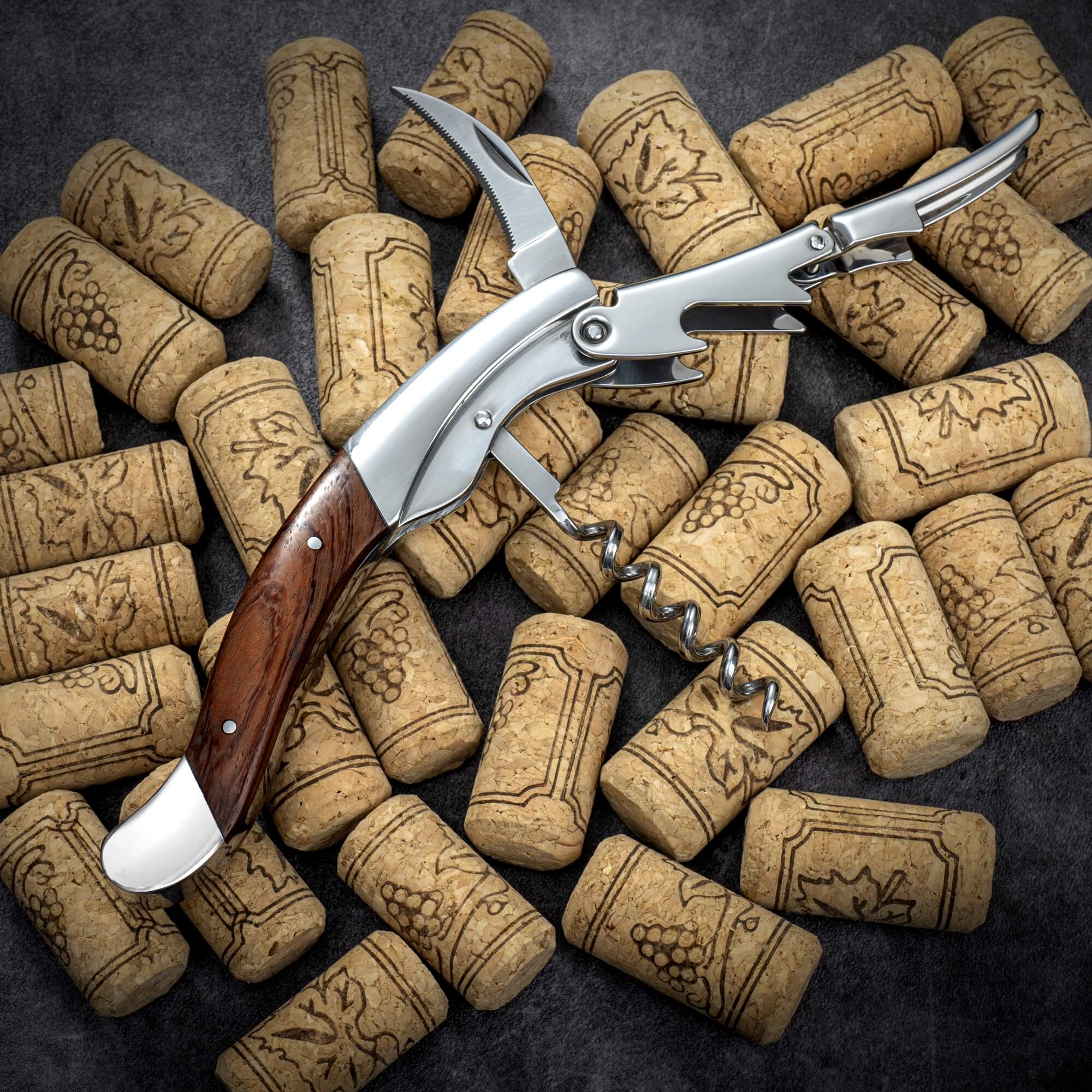 Vita Vinci corkscrew Rosewood (VV-4176-RO) 15.1