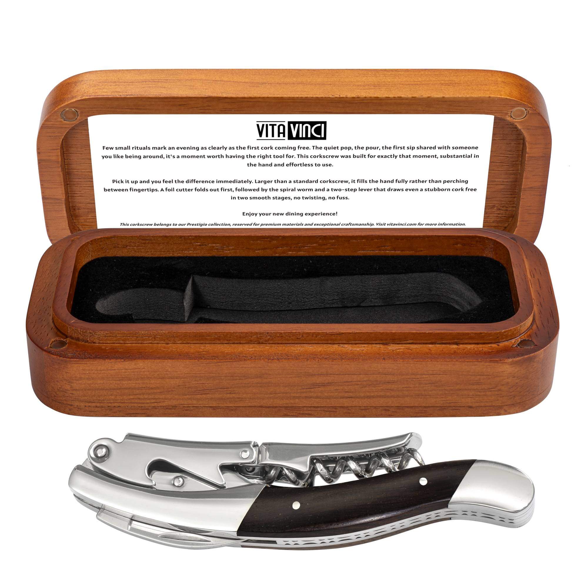 Vita Vinci corkscrew Wenge (VV-4176-WE) 1