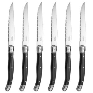 Vita Vinci steak knives 6pcs Black (VV-4100-BK)