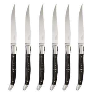 Vita Vinci steak knives 6pcs Ebony (VV-4150-EB)