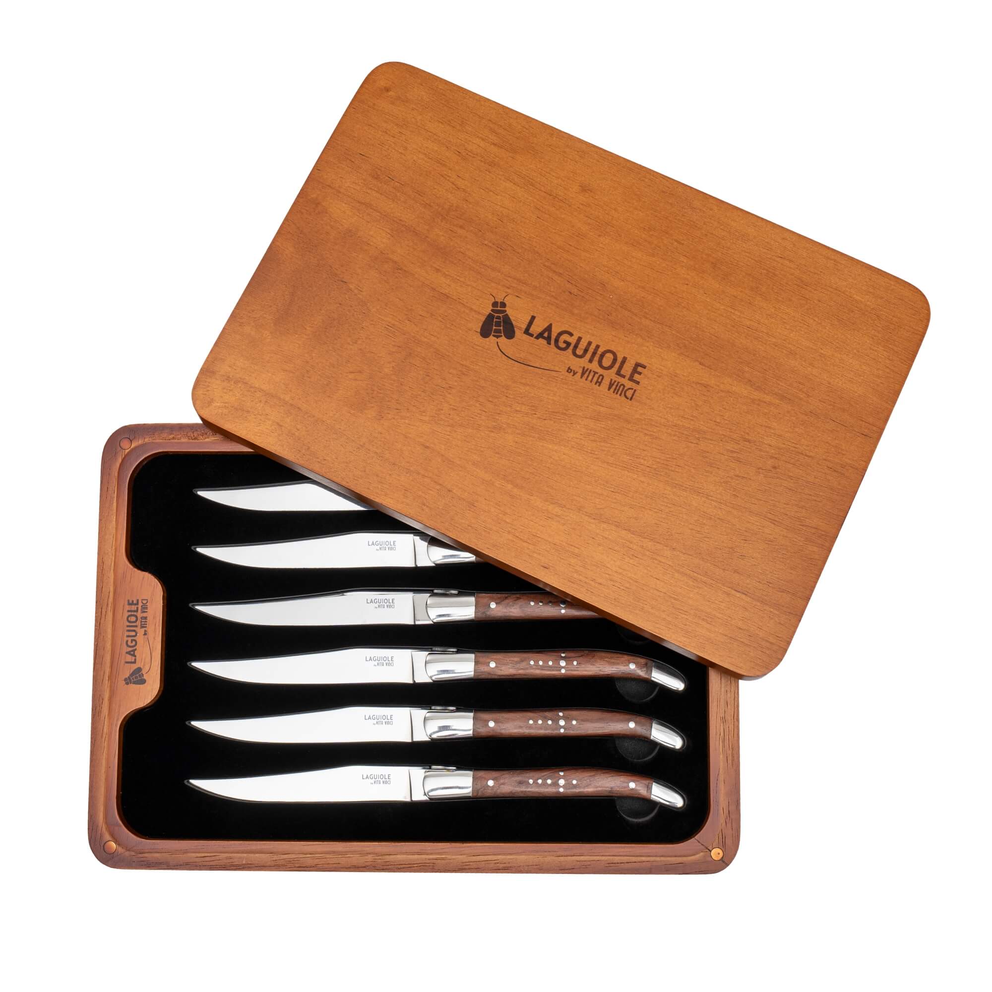 Vita Vinci steak knives 6pcs Rosewood (VV-4150-RO) 11