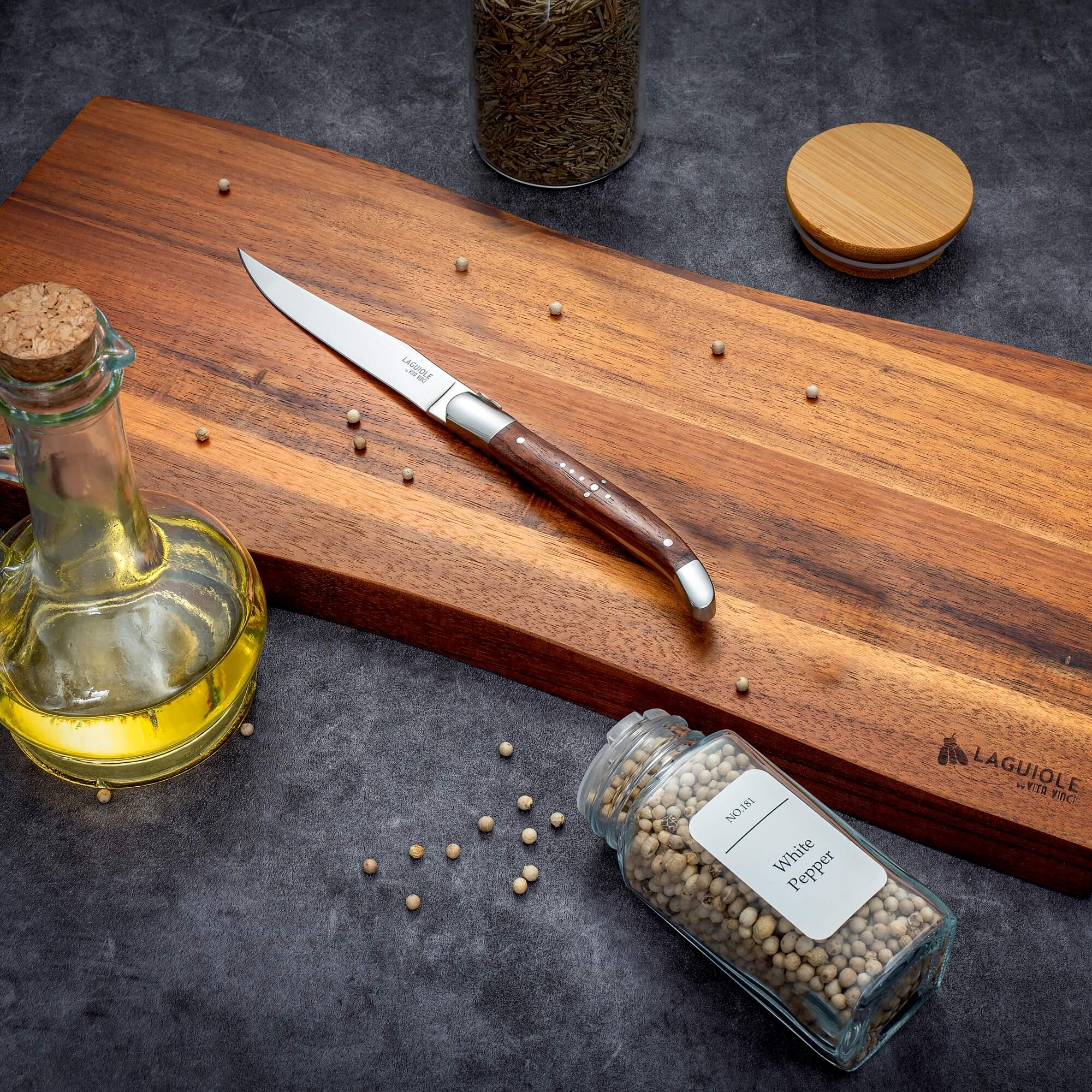 Vita Vinci steak knives 6pcs Rosewood (VV-4150-RO) 14