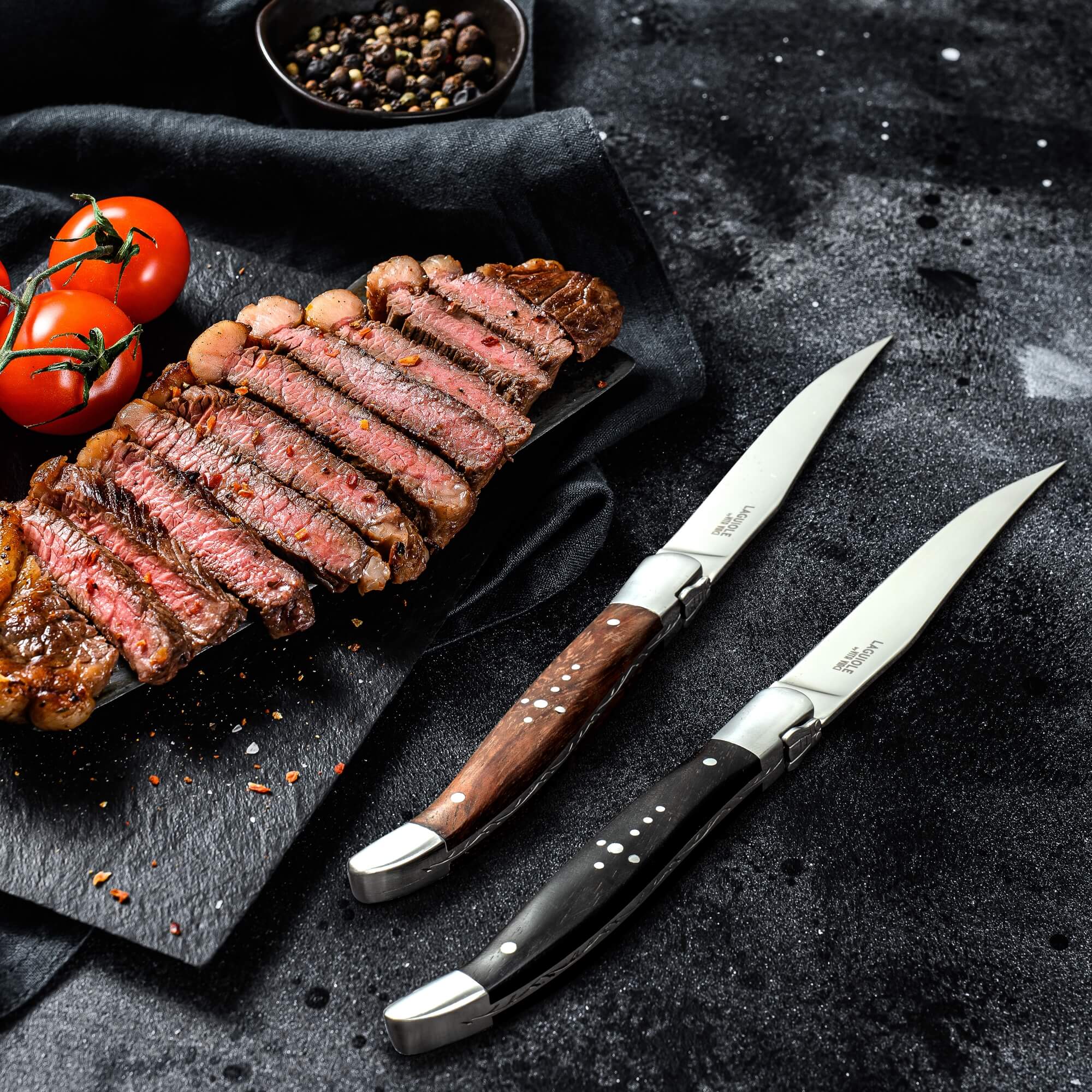 Vita Vinci steak knives 6pcs Rosewood (VV-4150-RO) 17 COLORS