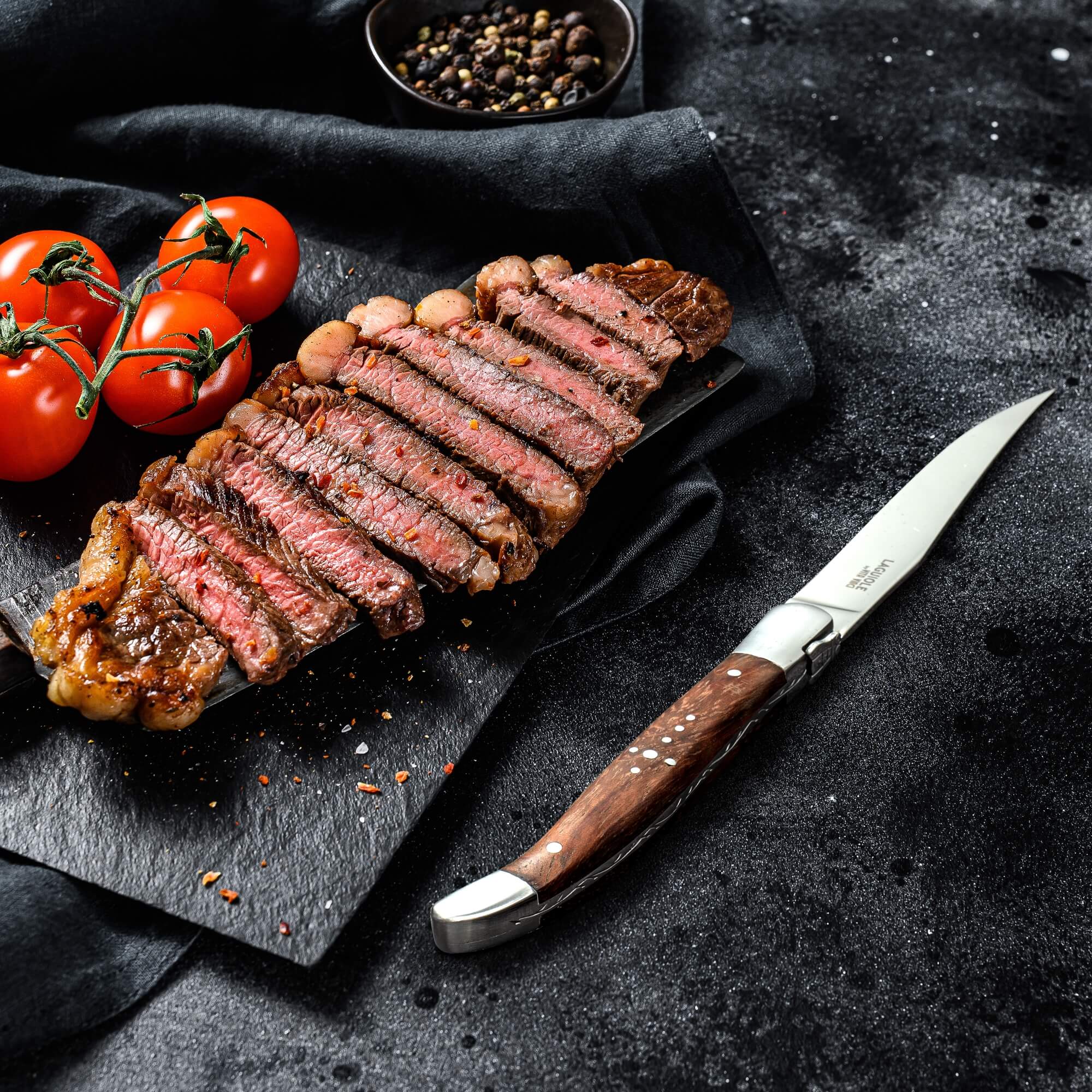 Vita Vinci steak knives 6pcs Rosewood (VV-4150-RO) 18