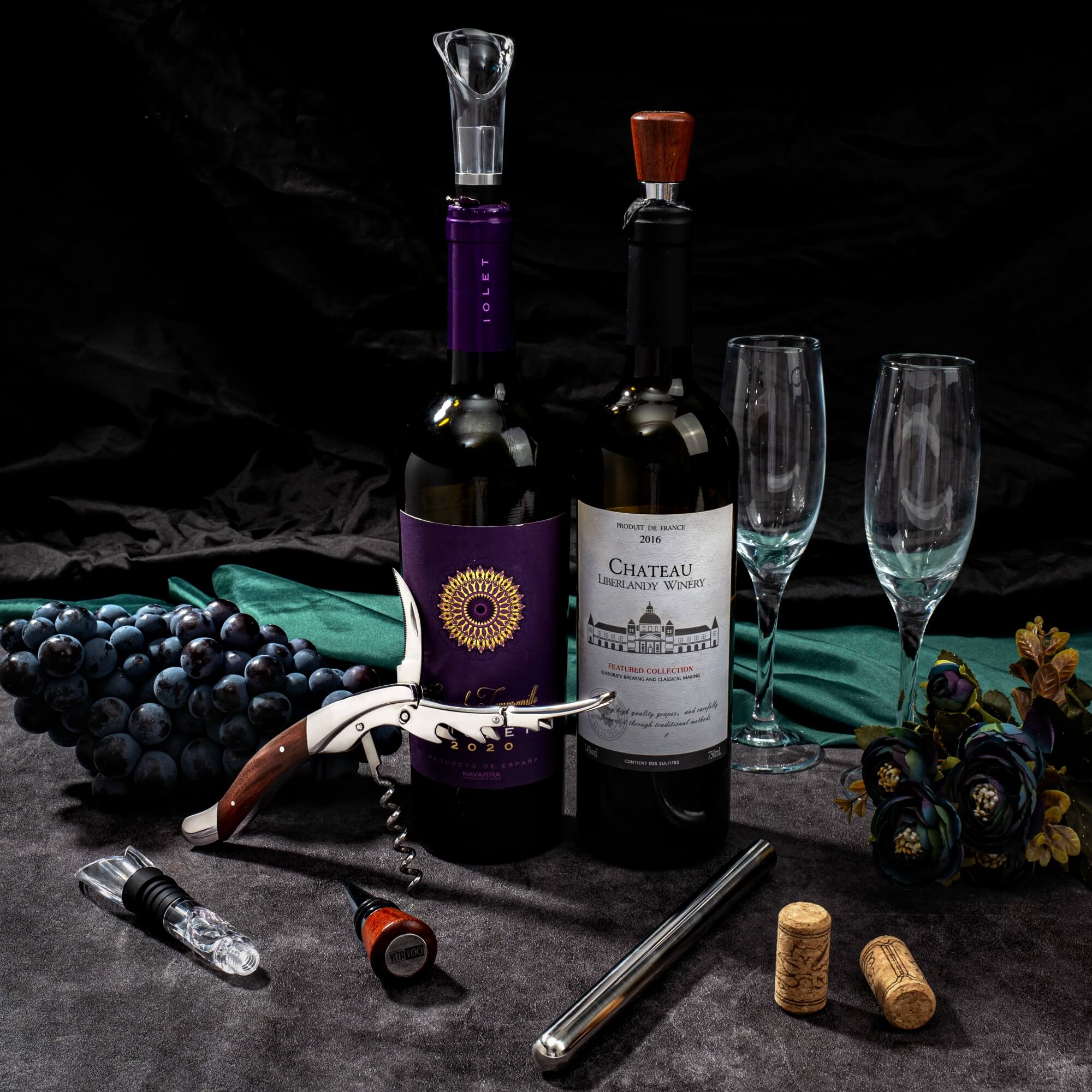 Vita Vinci wine set 6pcs Rosewood (VV-4131-RO) 14
