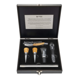 Vita Vinci wine set 6pcs Olive wood (VV-4131-OL)