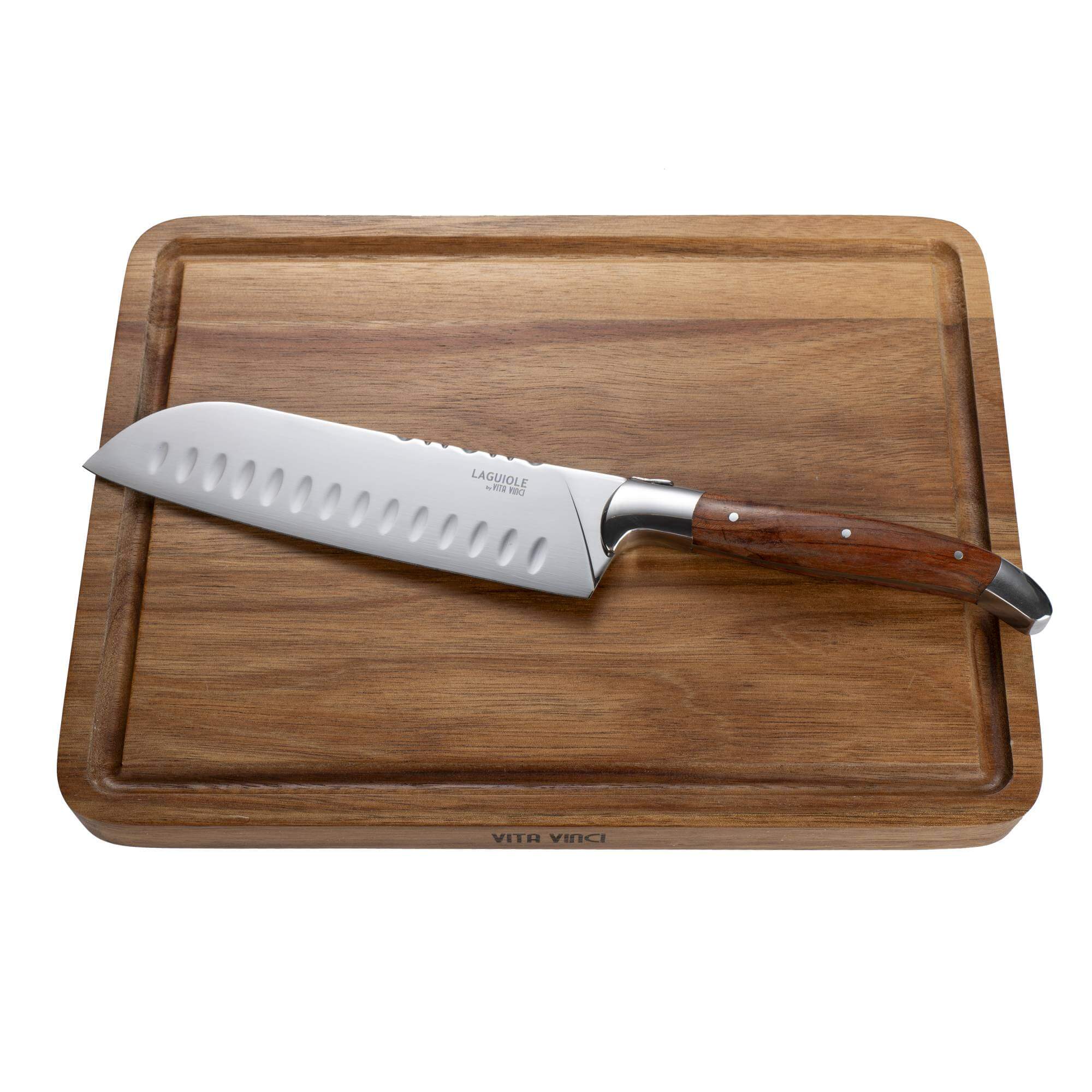Vita Vinci Santoku knife with cutting board (VV-4201-RO) 1