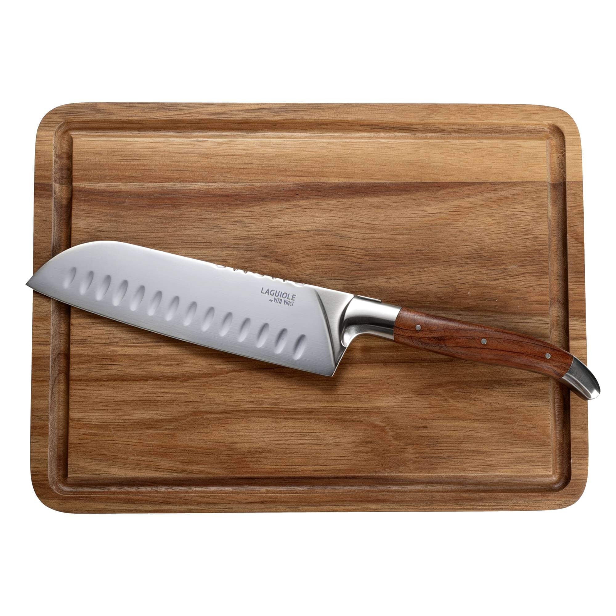 Vita Vinci Santoku knife with cutting board (VV-4201-RO) 2 Vita Vinci Santoku knife with cutting board (VV-4201-RO)