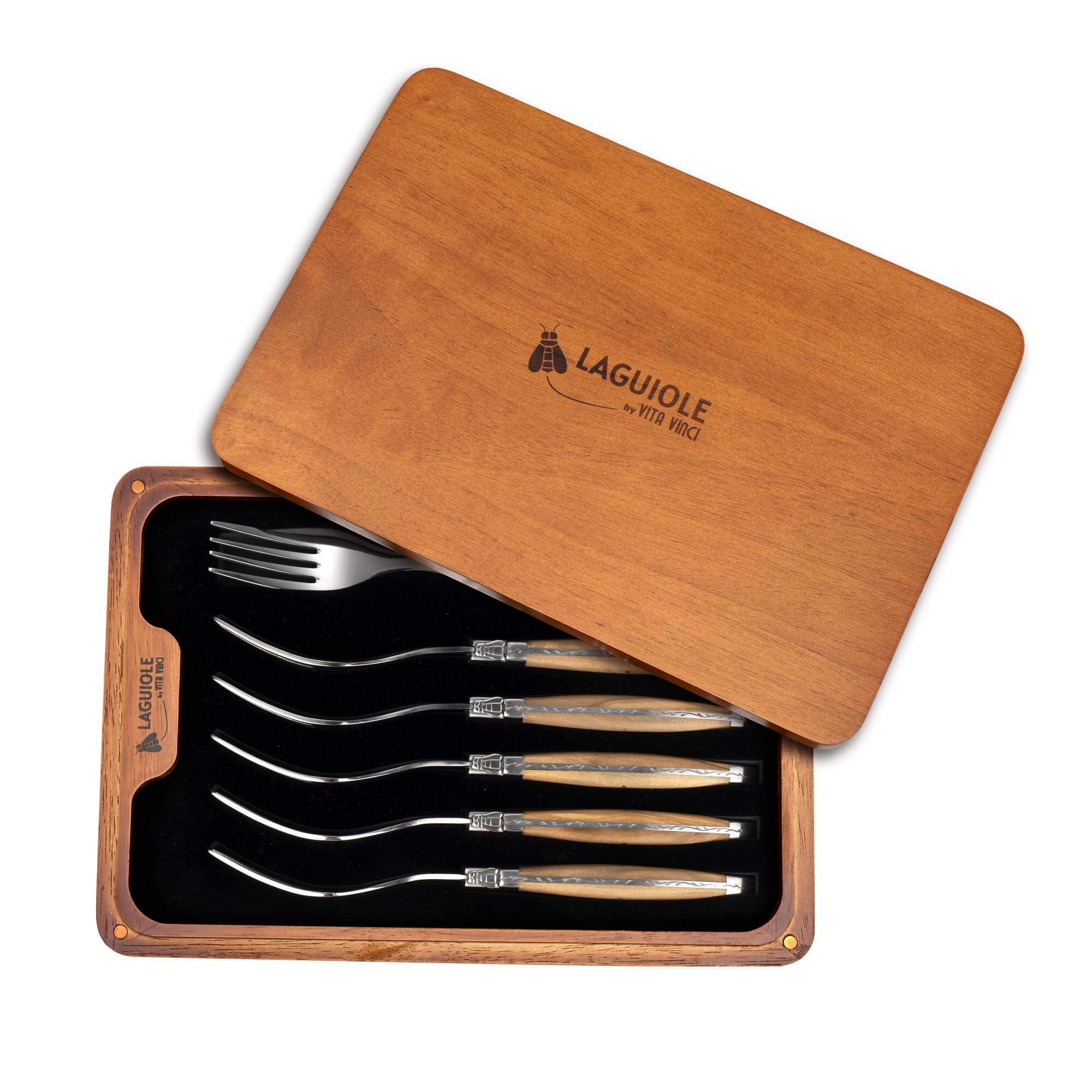 Vita Vinci forks 6pcs Olive wood (VV-4161-OL) 11