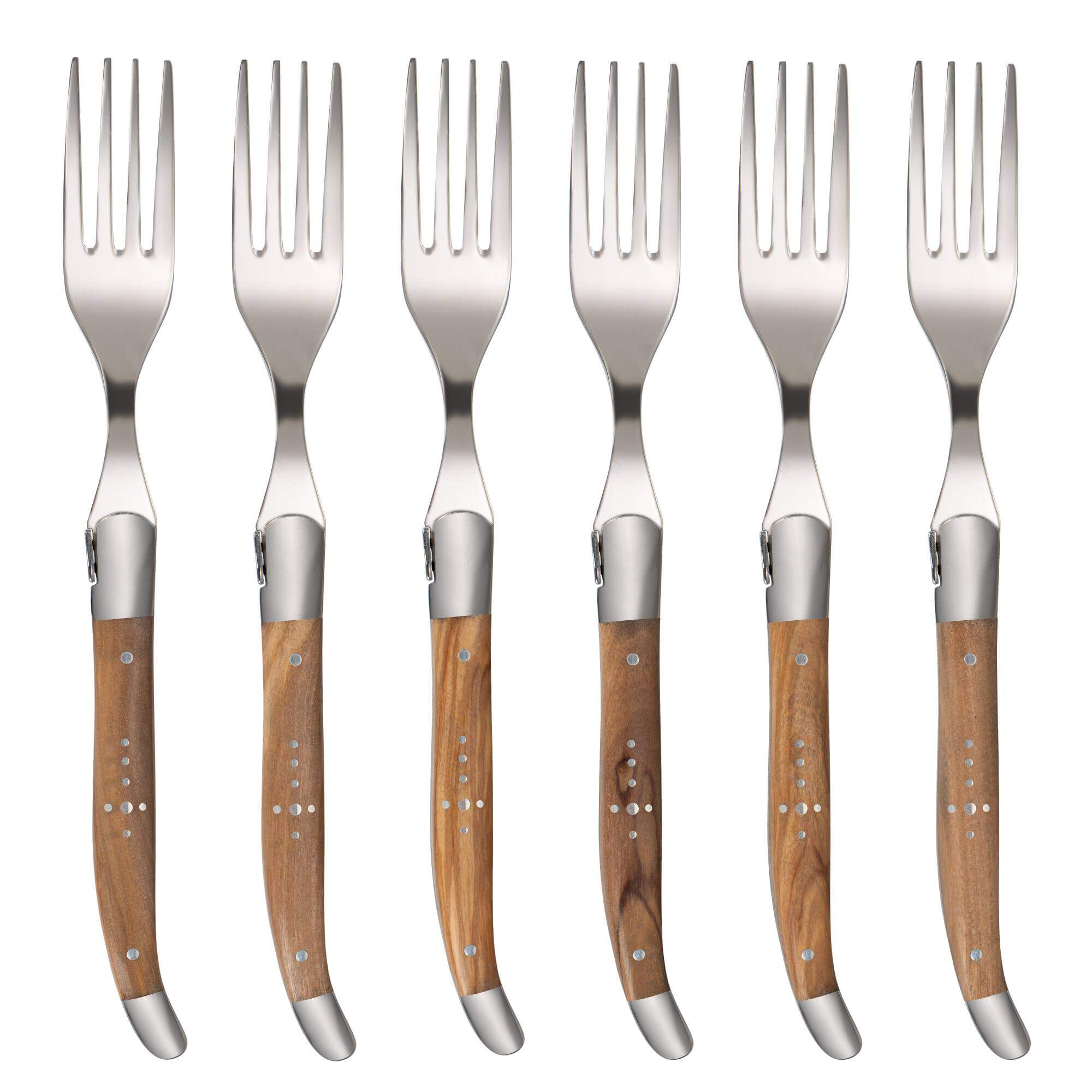 Vita Vinci forks 6pcs Olive wood (VV-4161-OL) 2 Vita Vinci forks 6pcs Olive wood (VV-4161-OL)