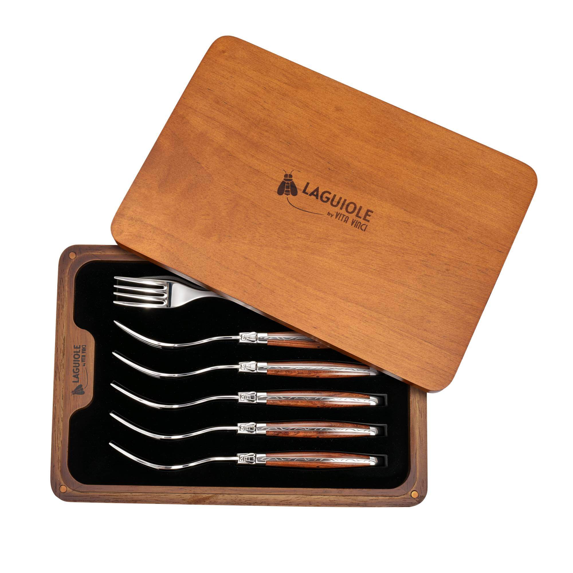 Vita Vinci forks 6pcs Rosewood (VV-4161-RO) 10