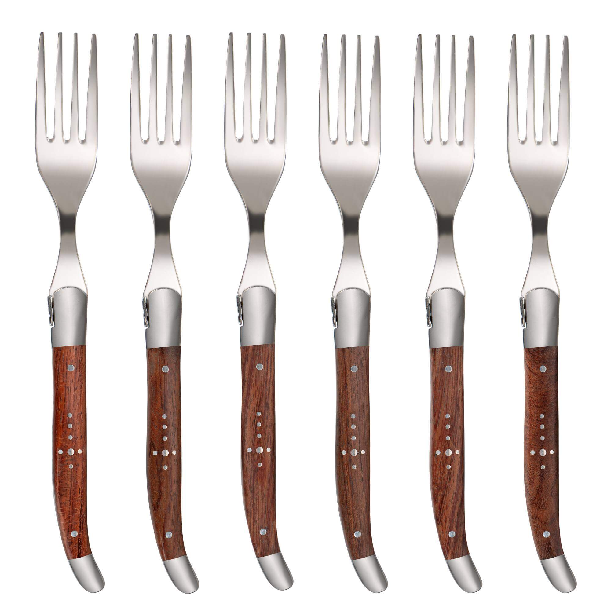 Vita Vinci forks 6pcs Rosewood (VV-4161-RO) 2 Vita Vinci forks 6pcs Rosewood (VV-4161-RO)
