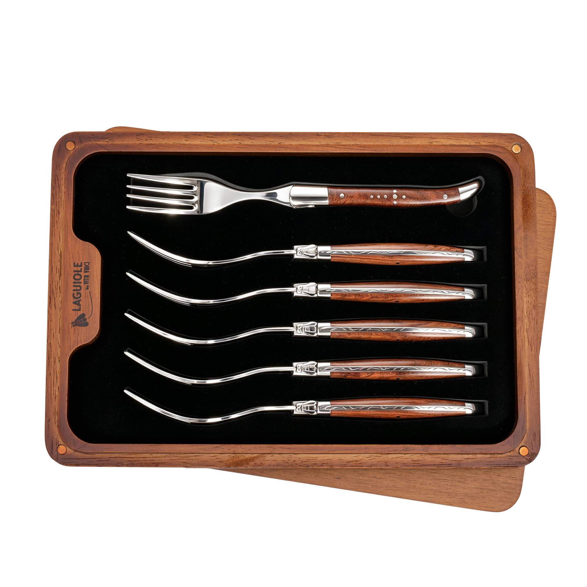 Vita Vinci forks 6pcs Rosewood (VV-4161-RO) 9