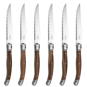 Steak Knives - Dark wood