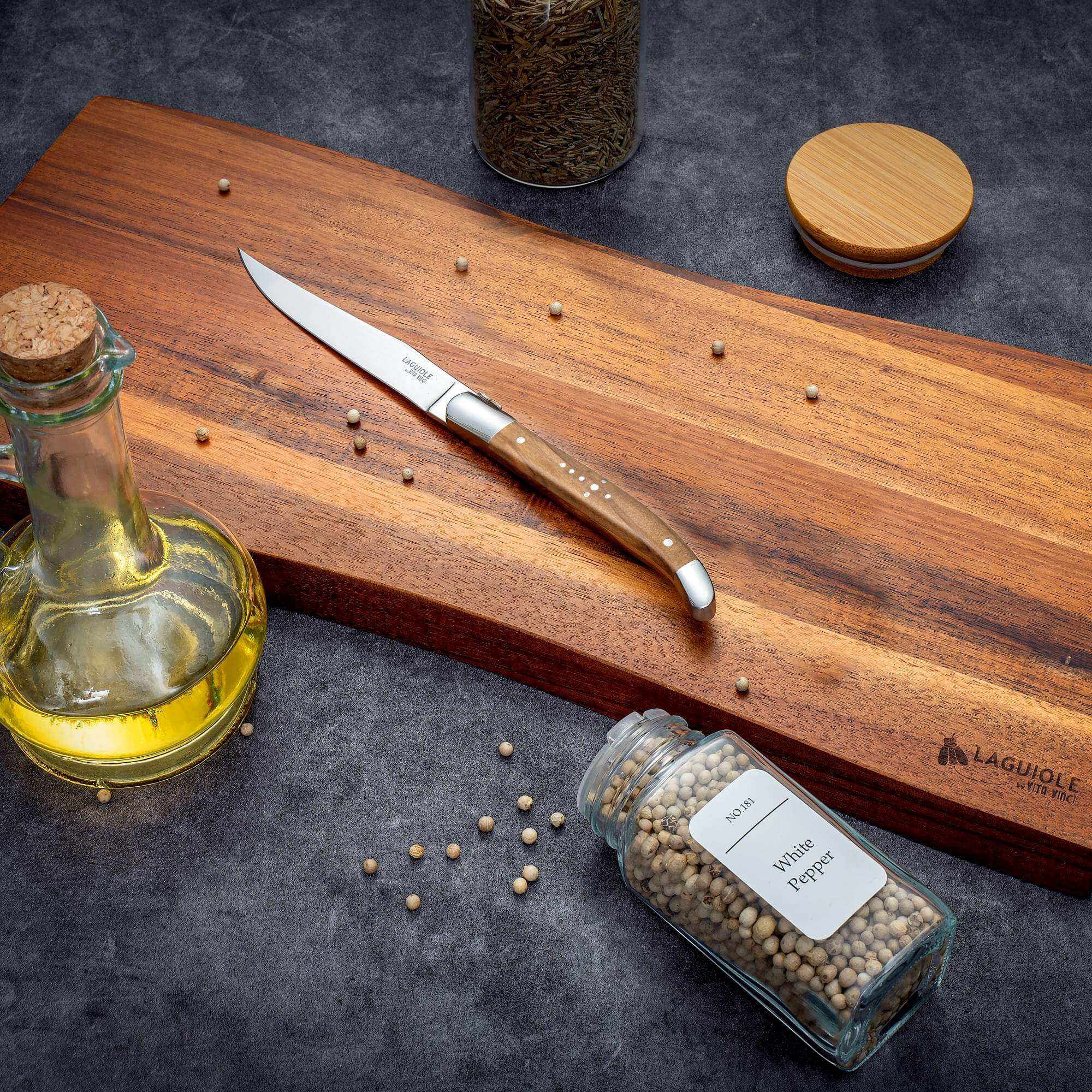 Vita Vinci steak knives 6pcs Olive wood (VV-4150-OL) 13
