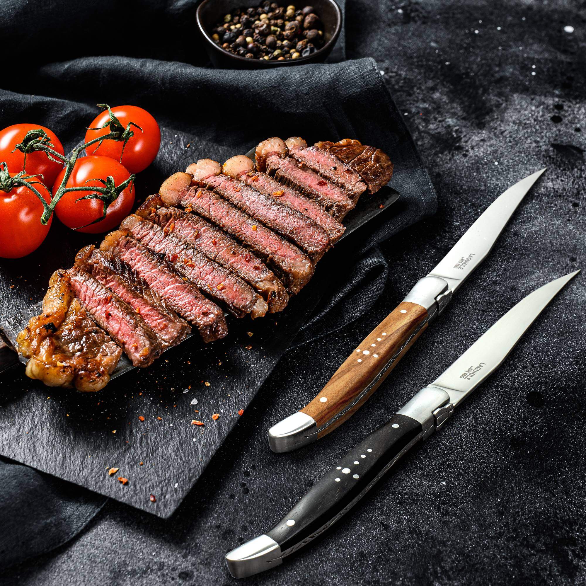 Vita Vinci steak knives 6pcs Olive wood (VV-4150-OL) 16 COLORS