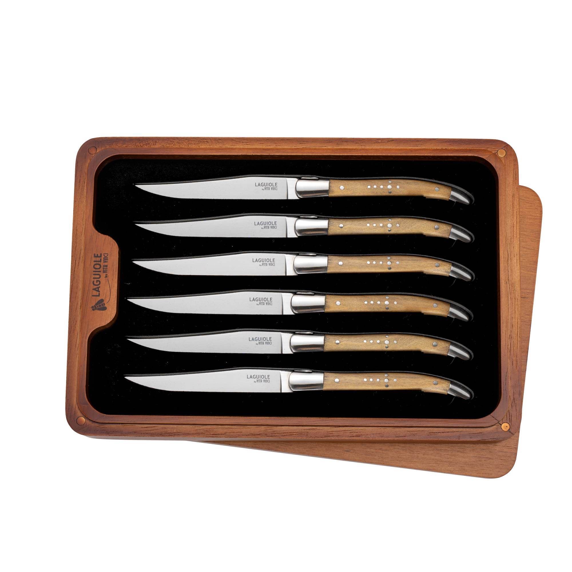 Vita Vinci steak knives 6pcs Olive wood (VV-4150-OL) 9