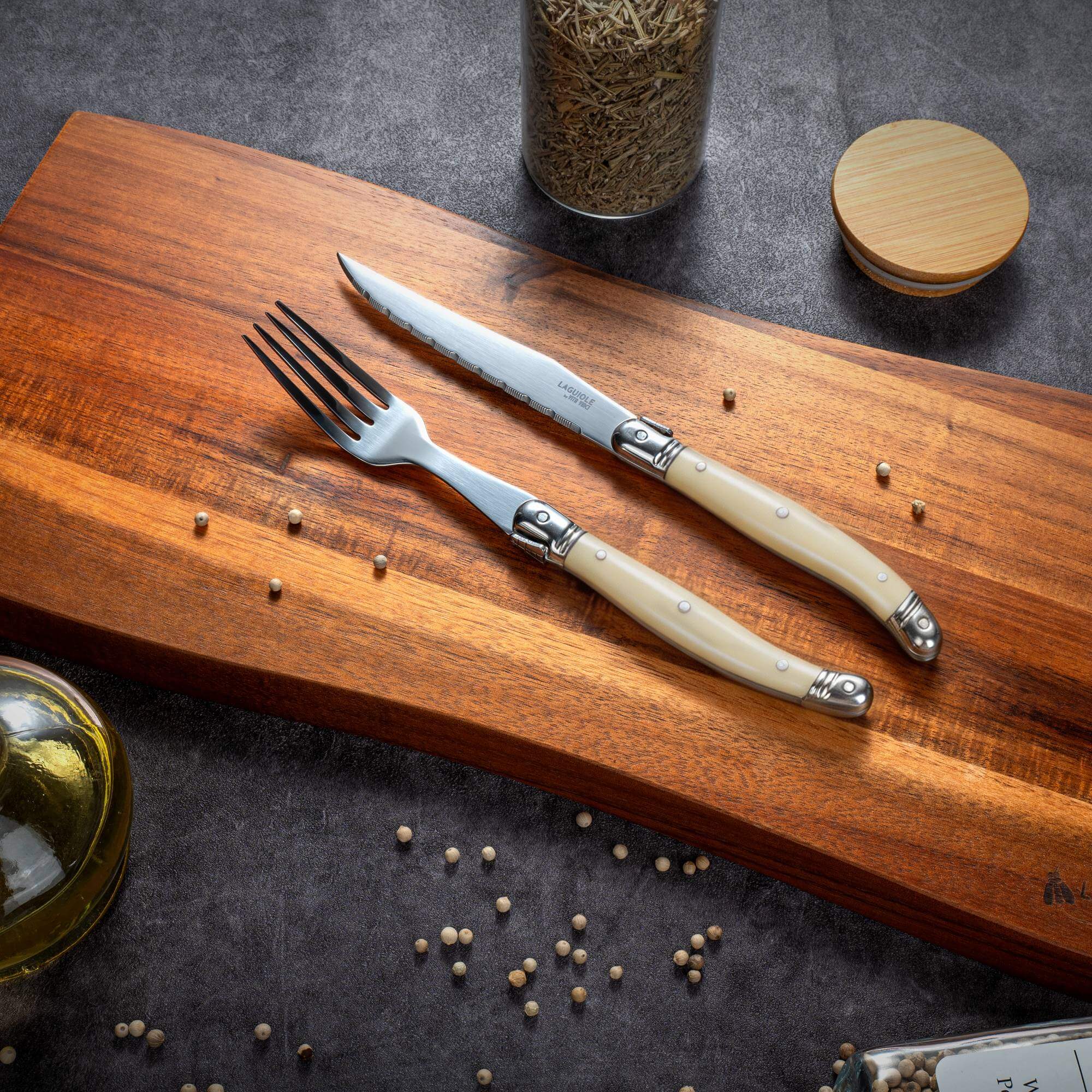 Vita Vinci steak knives 6pcs Pearl white (VV-4100-WH) 12